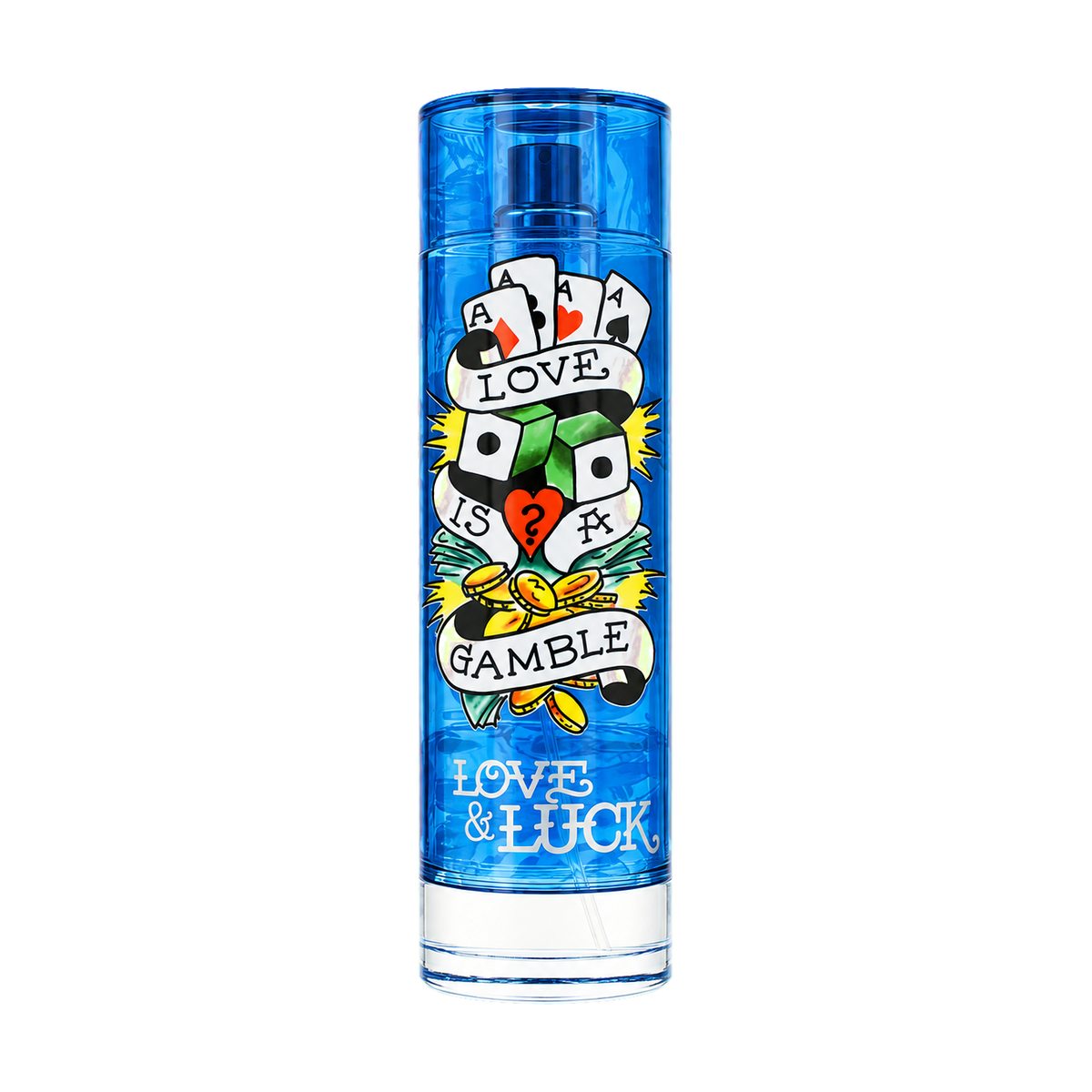 Ed Hardy Love & Luck 3.4 oz bottle without its box
