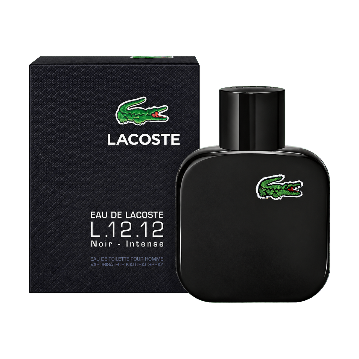 Lacoste L.12.12 Noir Intense Eau de Toilette Spray for Men