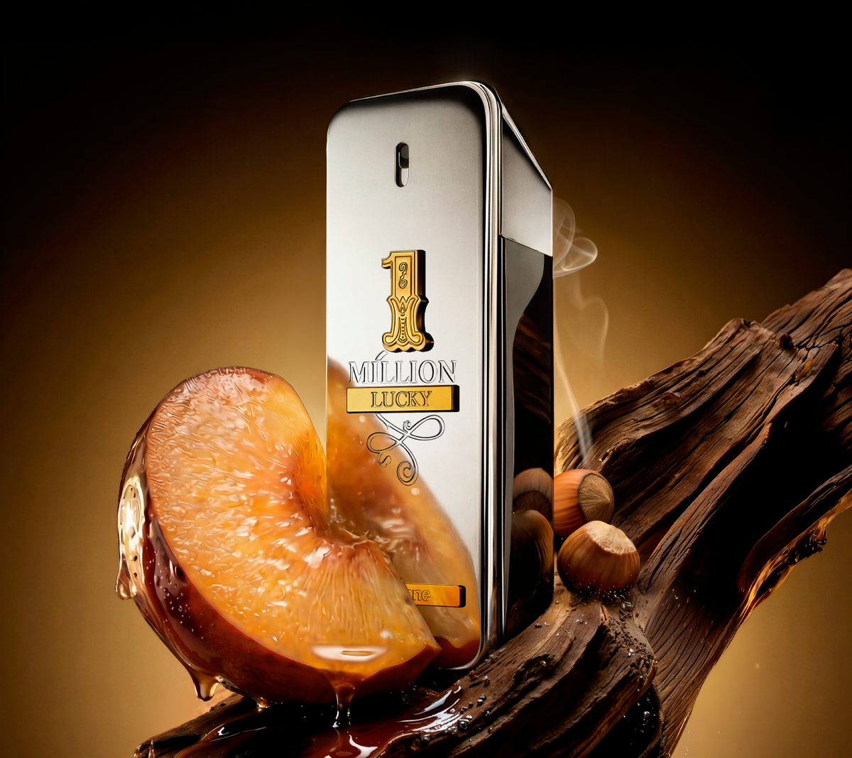 Rabanne 1 Million Lucky Eau de Toilette Spray for Men 3.4 Oz / 100 ml