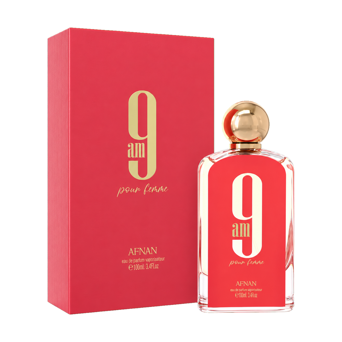 Afnan 9 AM Pour Femme Eau de Parfum Spray for Women