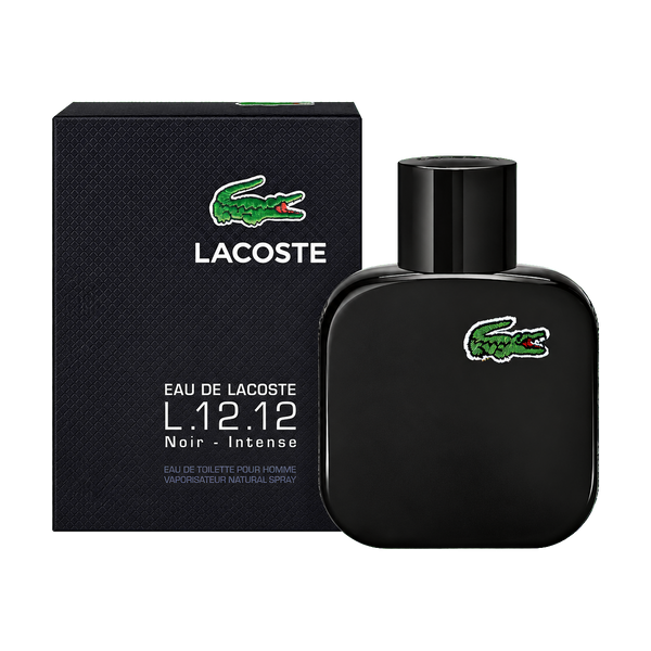 Lacoste L.12.12 Noir Intense Eau de Toilette Spray for Men