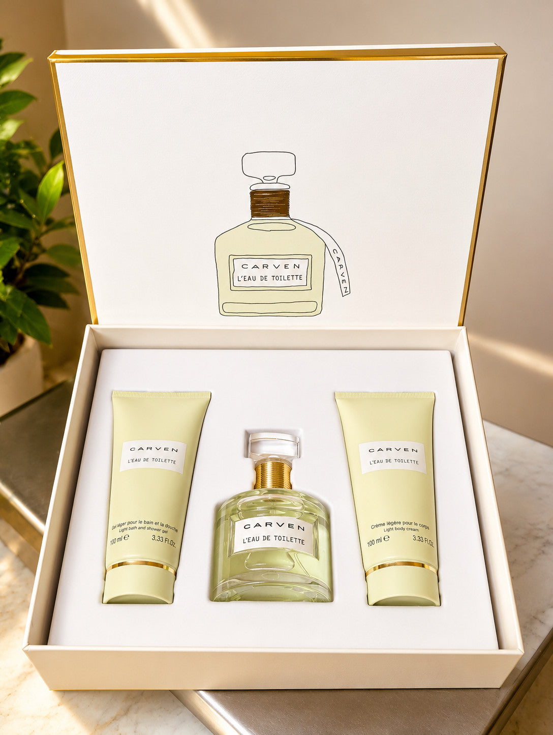 Carven L'Eau de Toilette Set: 3.4 oz bottle