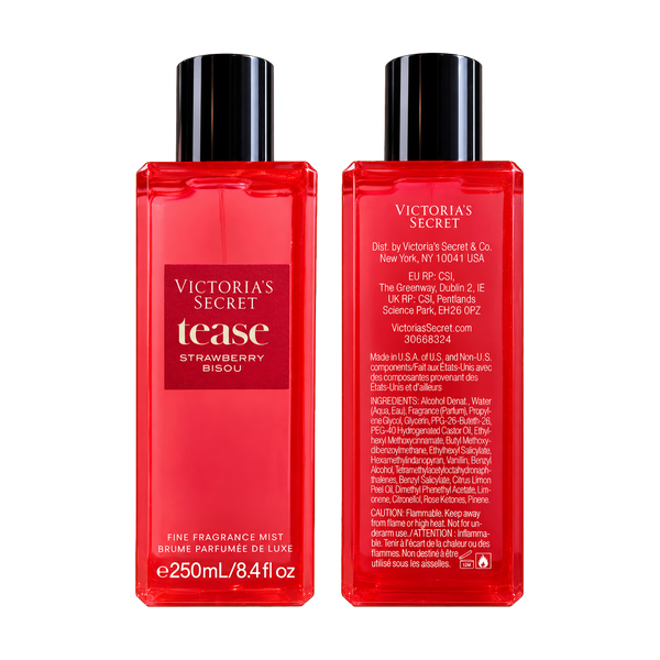 Victoria's Secret Tease Strawberry Bisou Fragrance Mist Spray for Women