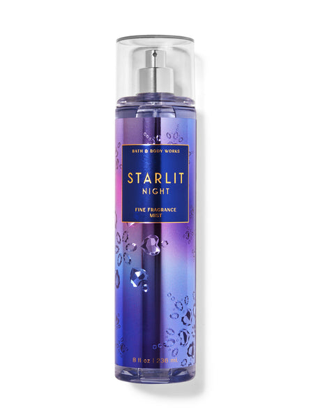 STARLIT NIGHT Bath & Body Works 8.0 Oz 236 ml Fine Fragrance Mist Spray Women